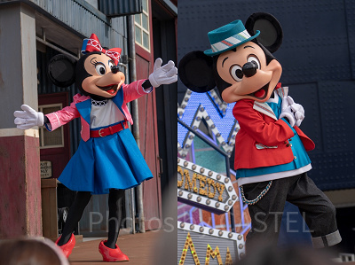 ニューヨーク セントラルパークのミッキーとミニー ニューヨーク セントラルパークのミッキーとミニー