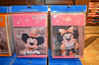 ミッキーとミニーのロングタオル