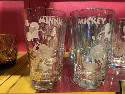 ミッキーとミニーのペアグラス