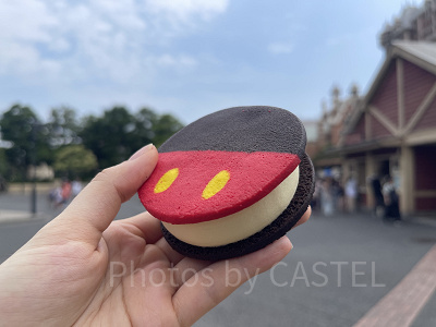 ミッキー・クッキーサンドアイス