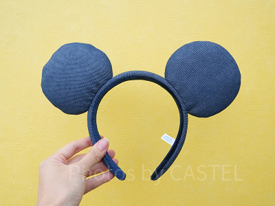 ミッキーデニムカチューシャ