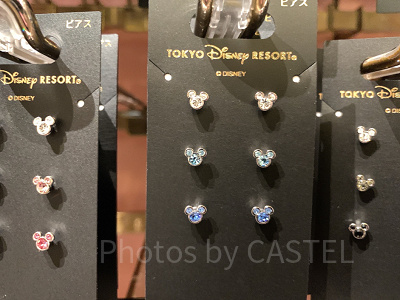 ミッキーのピアス(6個入り)