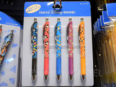 ミッキー&フレンズ総柄(5本)