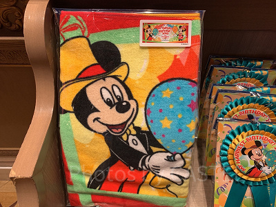 ミッキー＆ミニーバースデータオル