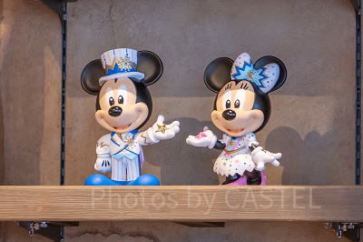 ミッキー&ミニーのフィギュアリン（ディズニーシー20周年デザイン）