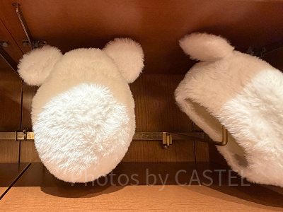 ミッキーシェイプベレー帽（白）