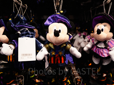 ミッキーぬいぐるみバッジ(2022年ディズニーハロウィングッズ)