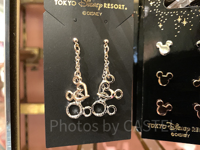 ミッキーシェイプ&ハートピアス