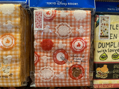 ミッキーワッフルのフェイスタオル