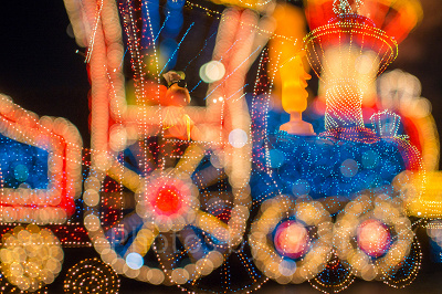 ミッキーのドリームライツ・トレイン（多重露光）