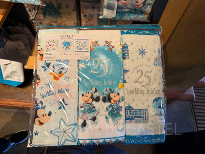 ミニタオルセット(ディズニーシー25周年グッズ)