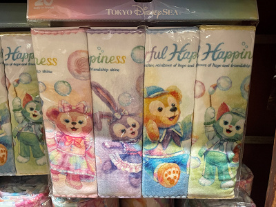 ミニタオルセット(ダッフィー20周年カラフルハピネスグッズ)