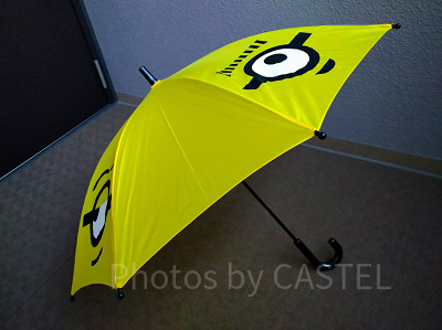 ミニオンのビックフェイス傘