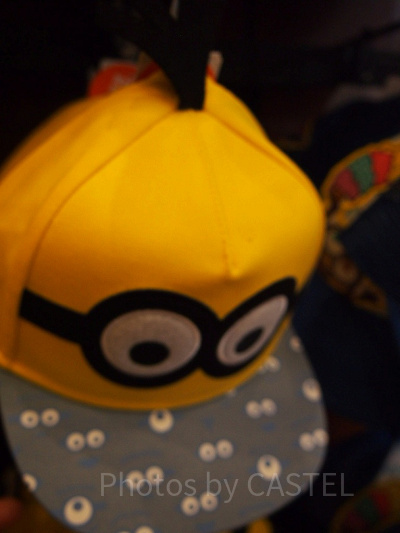 ミニオンのつば（柄あり）デニムキャップ