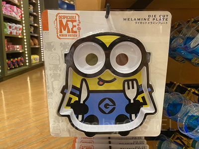 ミニオンのダイカットメラミンプレート