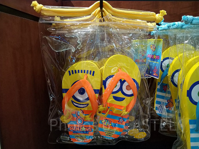 ミニオン「ENJOY the SEA」シリーズのリトルキッズ用ビーチサンダル