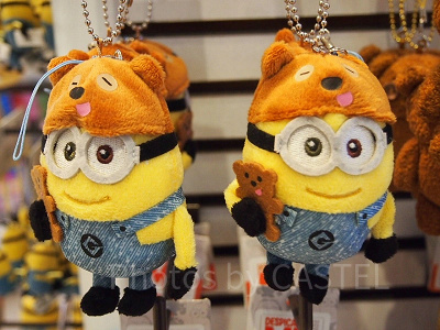ミニオンのマスコットキーチェーン（ボブ&ティム）