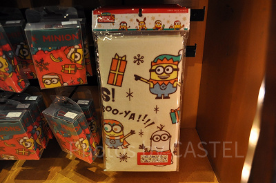 MINION MERRY CHRISTMASロングフェイスタオル