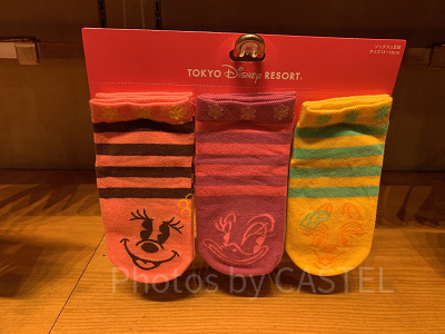 ミニー、デイジー、クラリスの靴下（キッズ）