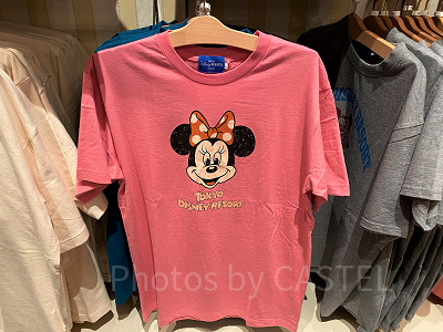 ミニーフェイスTシャツ