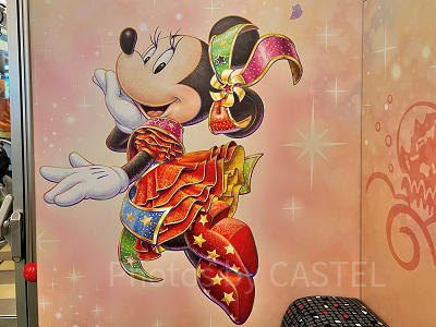 ミニーマウスのコスチューム（イラスト）