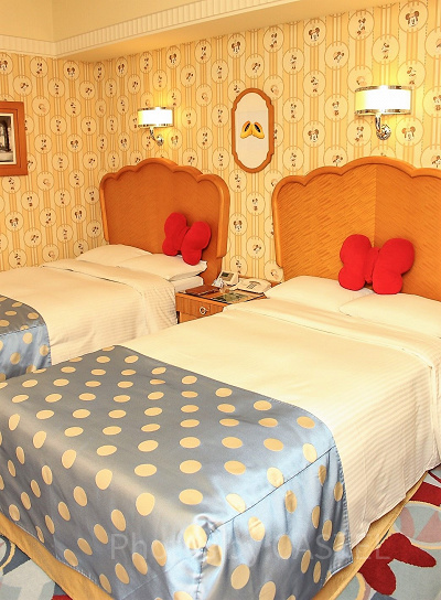 ディズニーアンバサダーホテルのミニーマウスルーム