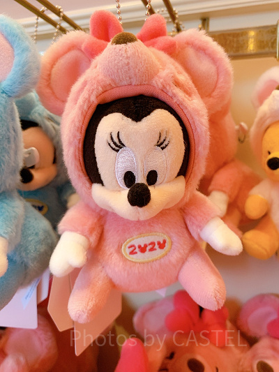 ミニーぬいぐるみバッジ