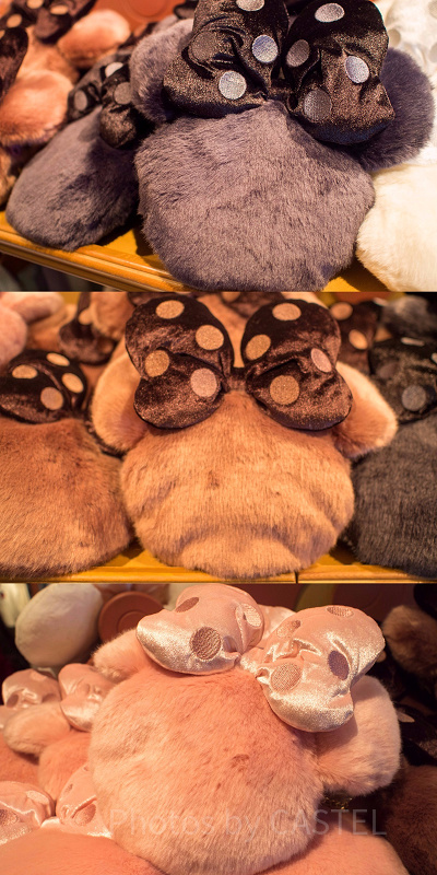 ミニーポシェット（上からグレー・ブラウン・ピンク）