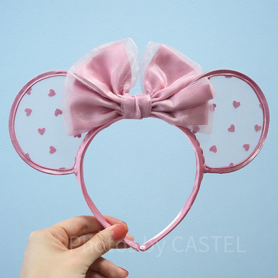 ディズニーランドパーク ミニーマウスカチューシャ ピンクドット 東京