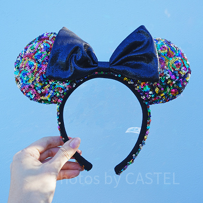 ミニースパンコールカチューシャ（カラフル）