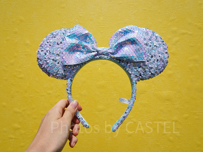 ミニースパンコールカチューシャ(太陽光の下で撮影)