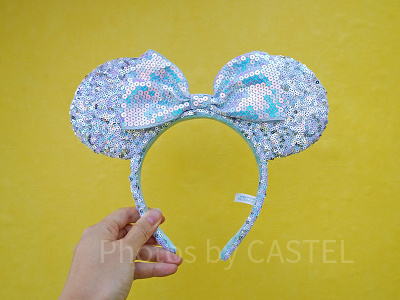 ミニースパンコールカチューシャ（日陰で撮影）