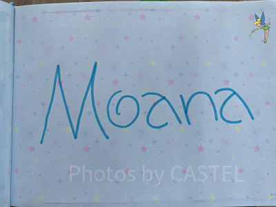 モアナのサイン