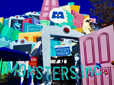 モンスターズインクのアトラクション