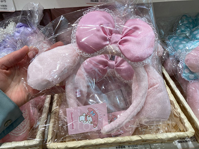 マイメロディカチューシャ ピンクリボン