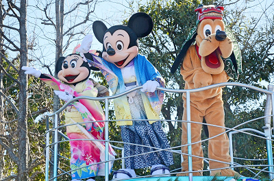 お正月のプログラム(ディズニーランド)
