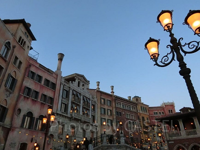 ディズニーシーの夜景