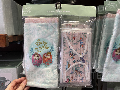 不織布マスク＆タオルポーチ