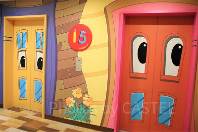 パークの人気者セサミストリートのコンセプトフロア