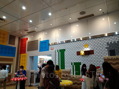 マリオカフェの店内のフォトスポット