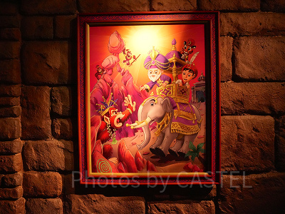 隠れミッキーがいる絵(シンドバッド・ストーリーブック・ヴォヤッジ)