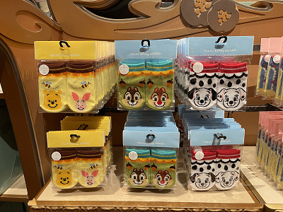 プーさん&ピグレットのベビーソックス