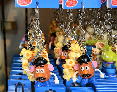 ポップコーンバケットキーチェーン