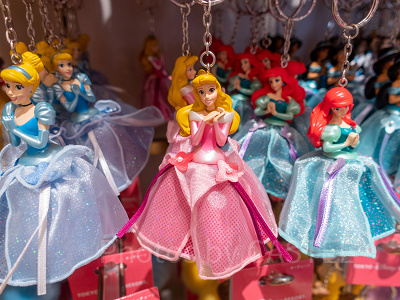 オーロラ姫フィギュアキーホルダー