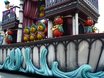 カボチャでできたクマたち