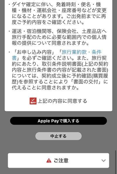 購入手続き（JAL）