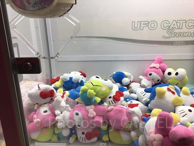 ピューロランドのクレーンゲーム