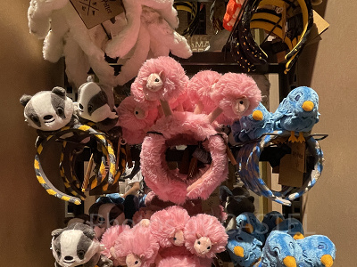 ピグミーパフのカチューシャ(真ん中)