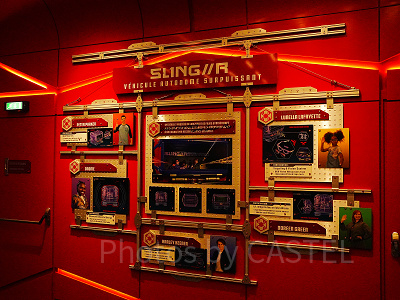 スパイダーマン・ウェブ・アドベンチャーのキューラインの様子(パリディズニー)