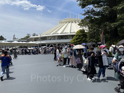 クラブマウスビートの自由席の待ち列